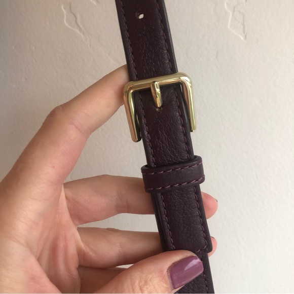 Kate Spade Small Maryana Lombard Street in Deep Plum crossbody purse bag - Picture 10 of 16